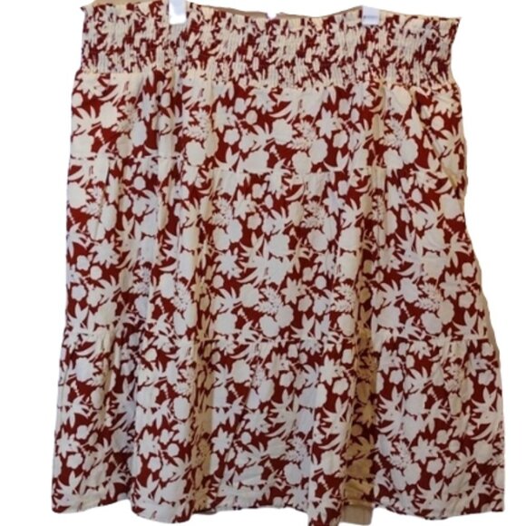 NWT Women's High-Rise Tiered MIDI a-Line Skirt - Universal Thread - 4X - Picture 1 of 7